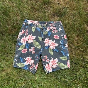 Men’s Aeropostale Floral Jean Shorts